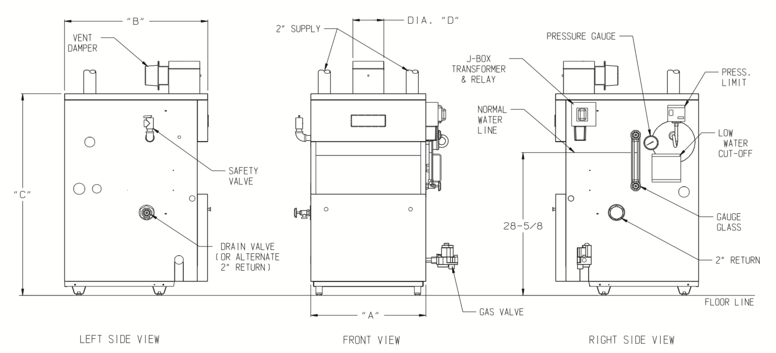 Steam Boiler Piping Kits - Velocity Boiler Works